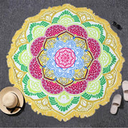 Colourful Mandala Beach Towel