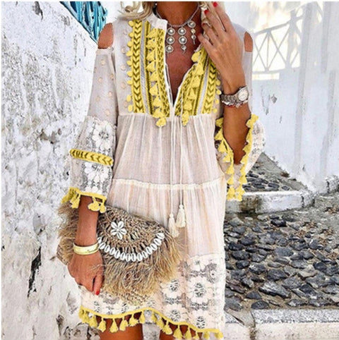 Boho Chic Ladies Dress