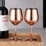 Stainless Steel Red Wine Glass Tall Glass Champagne Glass 500ML