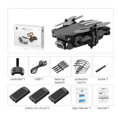 Pocket Drone 4k Foldable Quadcopter