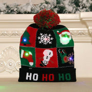 Luminous Xmas Knitted LED Hat