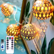 3m Rattan Ball Lights