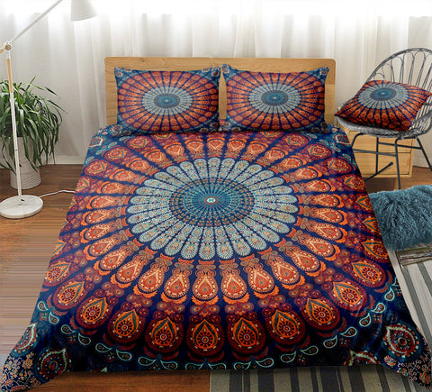 Boho Bed Sheets Three Piece