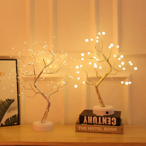 Mini Tree Copper Light