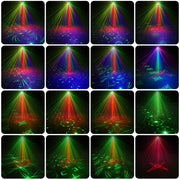 Mini RGB Disco Light DJ LED Laser Stage Projector  Lamp