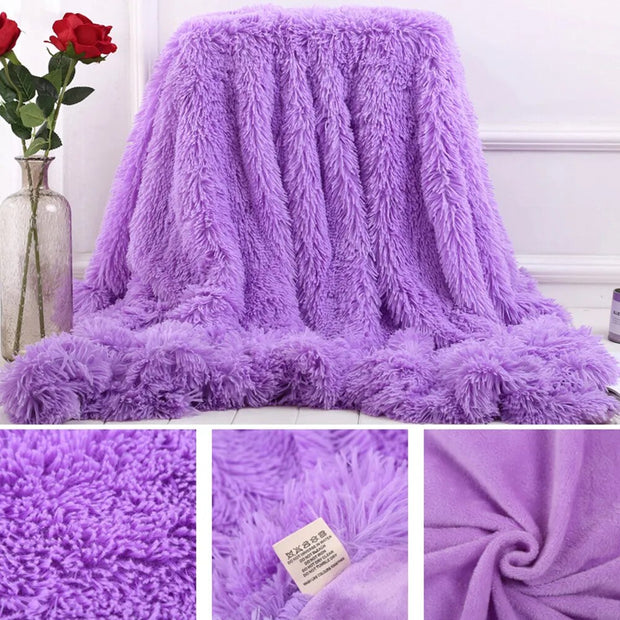 Fluffy Bed Comforter 1pc (80x120cm)