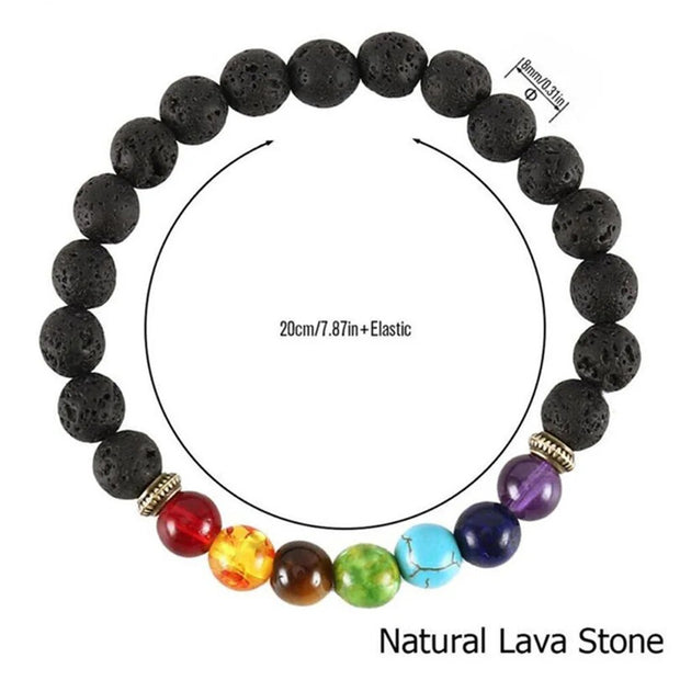 7 Chakra Beaded Bracelet