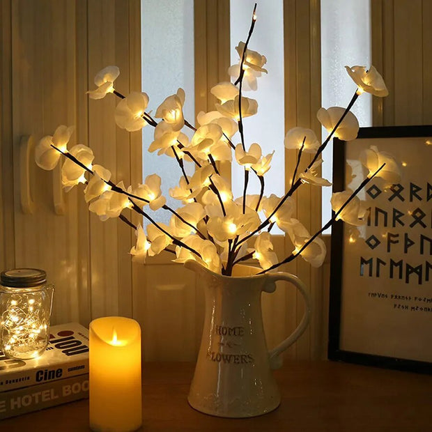 Flower Lamp Decorations 20 leds 73cm