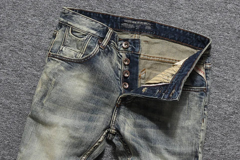 Italian Vintage Designer Men Jeans