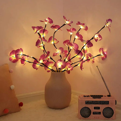 Flower Lamp Decorations 20 leds 73cm