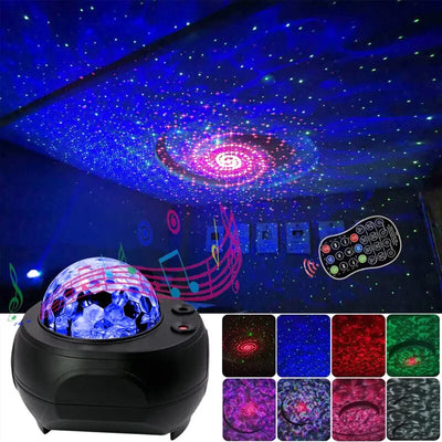 LED Laser Colorful Starry Sky Ocean Projector Night Light