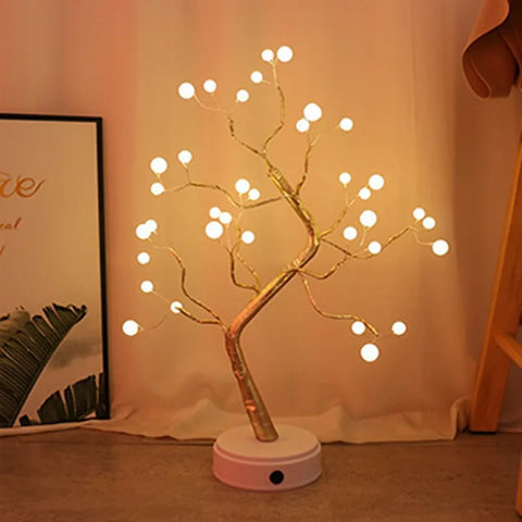 Mini Tree Copper Light