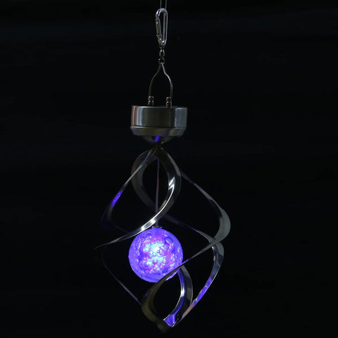 Led Color Changing Solar Wind Chime Light